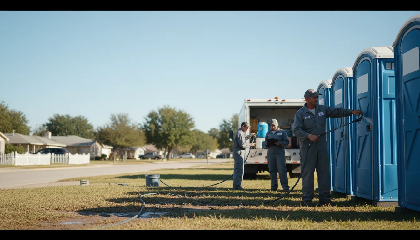 Long-Term Portable Toilet Rental in Red Oak, VA near me